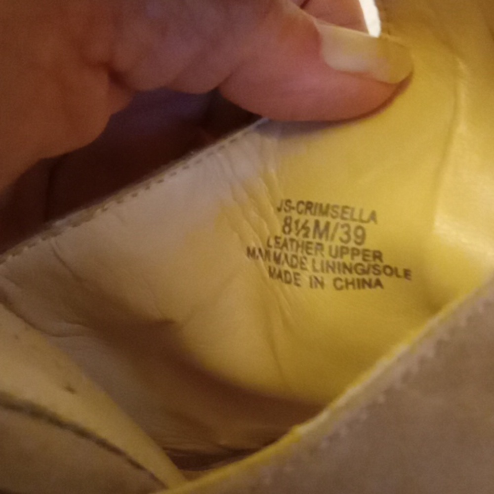 Jessica Simpson size 8 1/2 tan Sude Crimsella - Picture 5 of 5